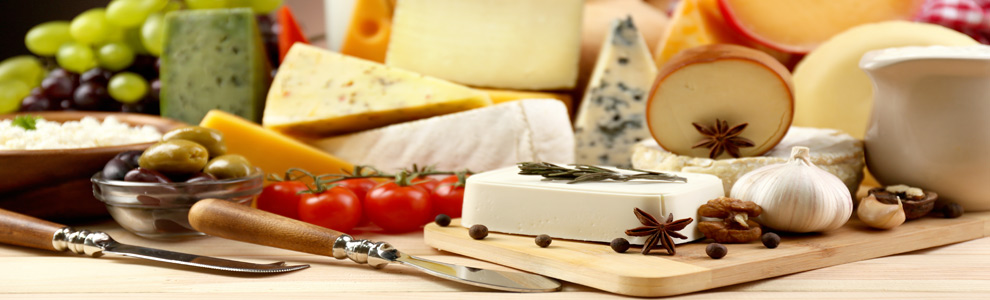 verschiedene Käsesorten