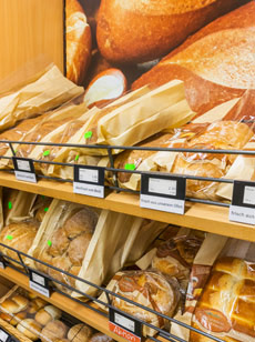 diverse Brote, Gipfeli und Weggli